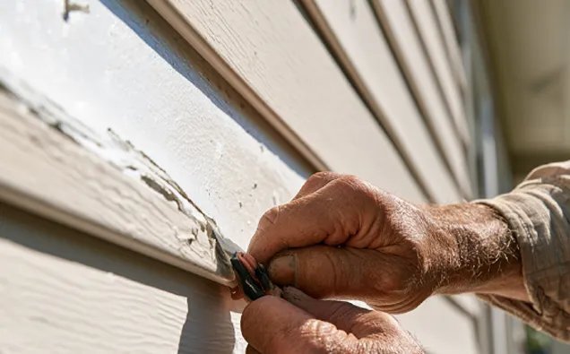 Vinyl Siding Repair X
